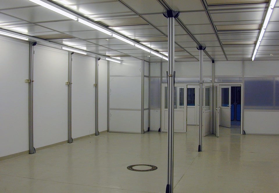 Reinraum Innenansicht