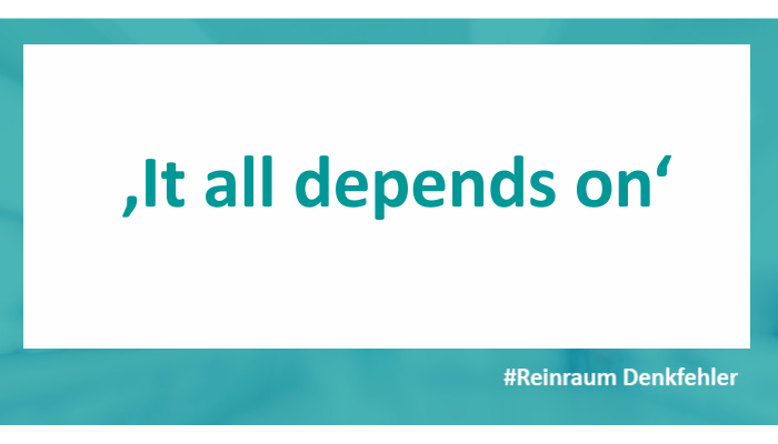 Thinking error 21: It all depends on